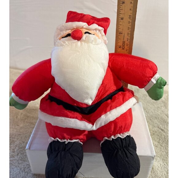 Vitg Easton Court Nylon Plush Santa Claus Doll Red & White Christmas Polyester - Picture 6 of 7